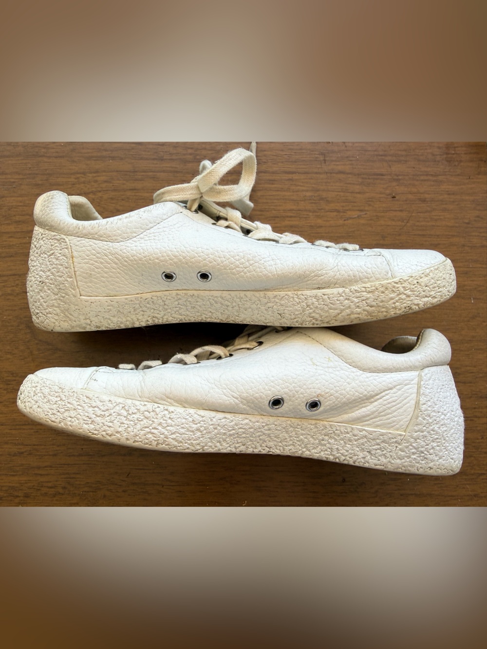 ASH Niagara Tiger Embroidered White Leather Sneakers size 37 - Picture 10 of 11